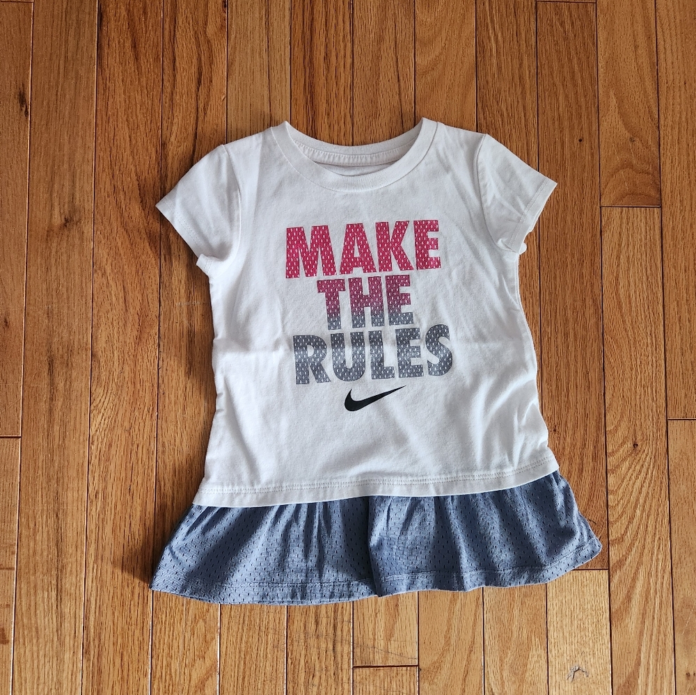 Girl's Nike make the rules shirt